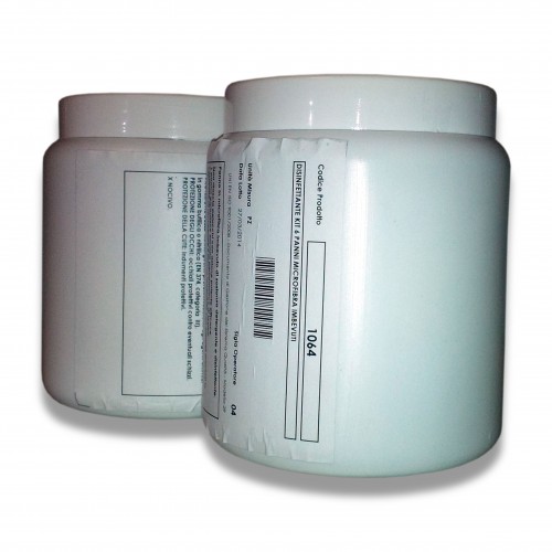 Disinfettante fazzoletto microfibra pz 6 (kit con polvere disinfettante)