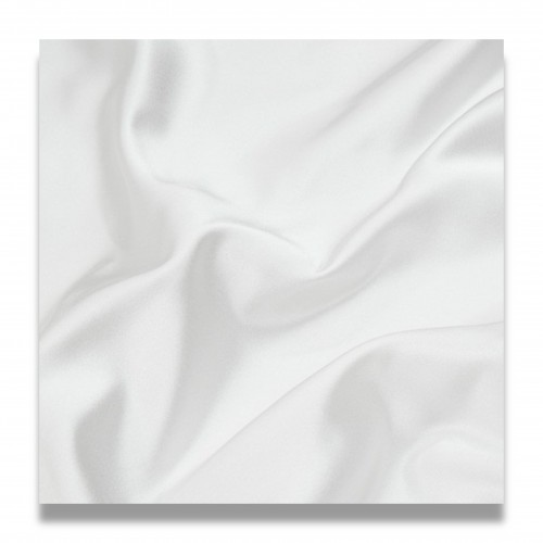 Tessuto raso satin acetato cm 160 g/mq 80 bianco biodegradabile.