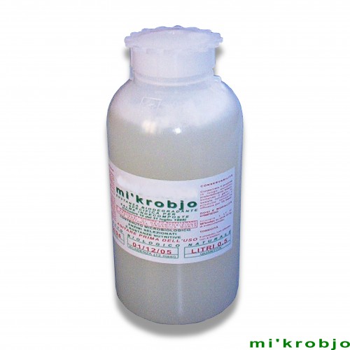 Mikrobjo enzima liquido: flacone kg 0,5 biodegradabile