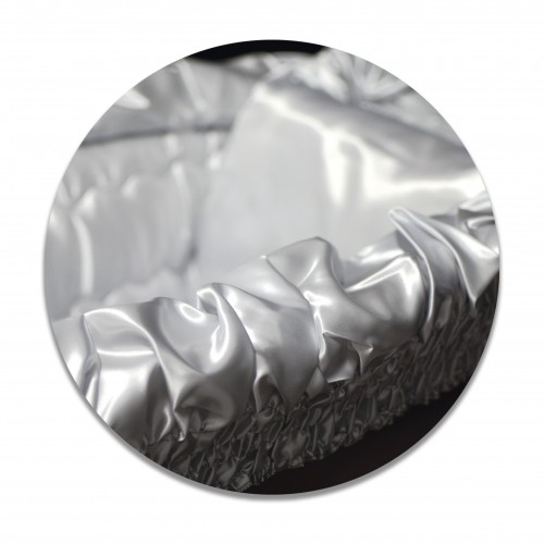 Imbottitura bio cofano ecologico sacco con copertina bianca/champagne/grigio perla biodegradabile