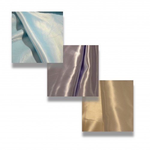 Imbottitura plissè cartonata con copertina bianca/champagne/grigio perla