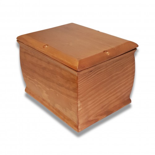 Ceneri urna legno sagoma 011 abete miele satinato (lt 6,2).