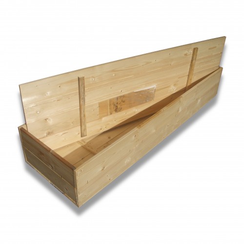 Cassa legno grezza tipo B montata cm 170 x 50 x 28 x 2 misura interna formato medio
