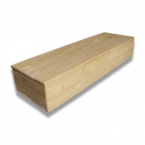 Cassa legno grezza tipo B smontata cm 170 x 50 x 28 x 2 misura interna formato medio