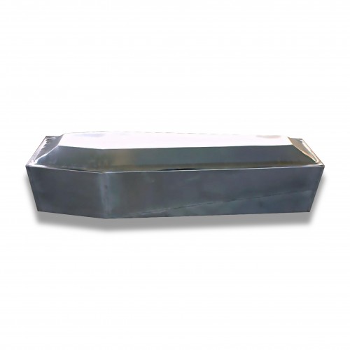 Cassone esumazione std spallato zinco 0,65 cm 210 x 68 x 51